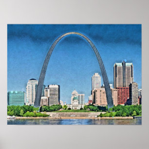 Poster Gateway Arch, St Louis, Missouri