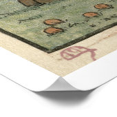 Poster Gathering Apples, de 'Travaux des Champs', engra (Coin)