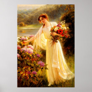 Poster Gathering Flowers