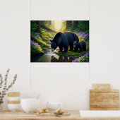 Poster Gatlinburg Smoky Mountains : Black Bear Harmony (Cuisine)