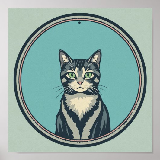 Poster gato  (Devant)