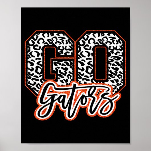 Poster Gator Name Team Go Back To School Heart For Men Wo (Devant)