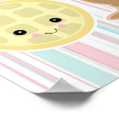 Poster gaufre et glaces amour (Coin)