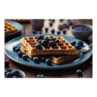 gaufres bleuets