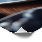 Poster gaufres bleuets (Coin)