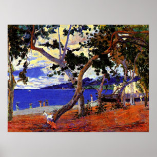 Poster Gauguin - Coastal Landscape from Martinique