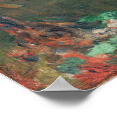 Poster Gauguin - Femmes tahitiennes, Arrière - plan jaune (Coin)