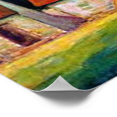 Poster Gauguin : Ferme en Bretagne (Coin)