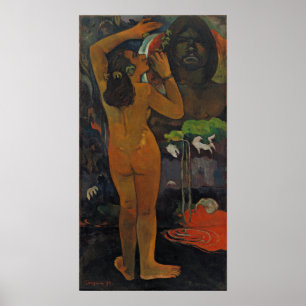 Poster Gauguin - Hina Tefatou (La Lune Et La Terre) 1893