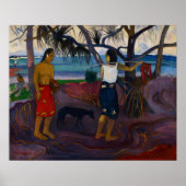 Poster Gauguin - I Raro Te Oviri (Sous Pandanus) 1891 (Devant)