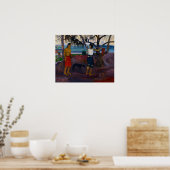 Poster Gauguin - I Raro Te Oviri (Sous Pandanus) 1891 (Cuisine)