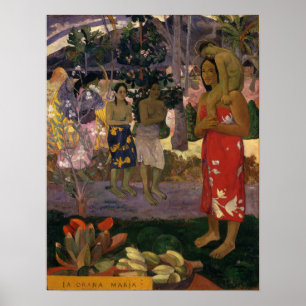 Poster Gauguin - Ia Orana Maria (Salut Marie) 1891