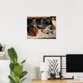 Poster Gauguin - Le Repas 1891 (Bureau à domicile)