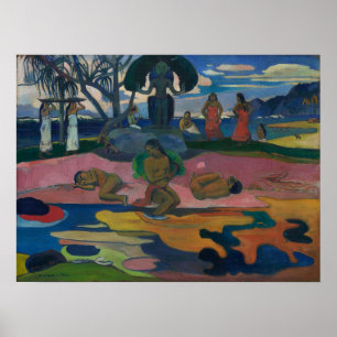 Poster Gauguin - Mahana No Atua (Jour Des Dieux) 1894