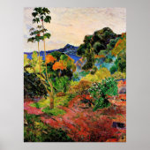 Poster Gauguin - Martinique LandscapE, (Devant)