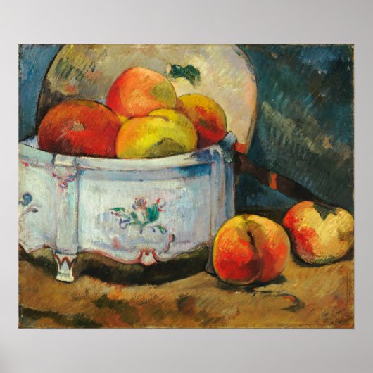 Poster Gauguin - Nature morte aux pêches (Devant)