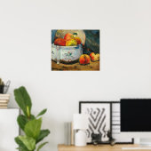 Poster Gauguin - Nature morte aux pêches (Bureau à domicile)