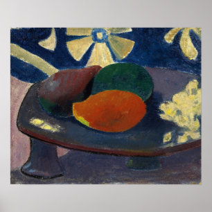 Poster Gauguin - Nature morte avec trois mangues 1892