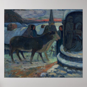 Poster Gauguin - Nuit De Noël (La Bénédiction De L'Oxyde