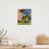 Poster Gauguin - Outre Mer 1889 (Cuisine)