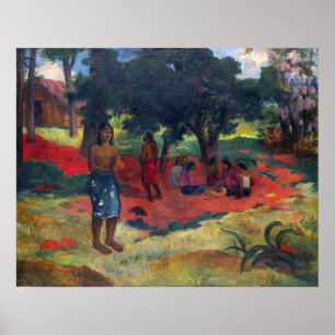 Poster Gauguin - Parau Parau (Mots Chuchotés) 1892