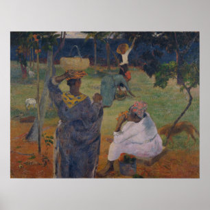 Poster Gauguin - Parmi les mangues à la Martinique 1887