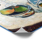 Poster Gauguin Peinture : La vie morte avec 3 Chiots (Coin)