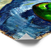 Poster Gauguin - Plat de fruits sur une chaise de jardin (Coin)