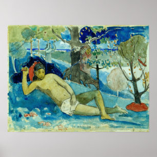 Poster Gauguin - Reine De Beauté (Noble Reine) 1896