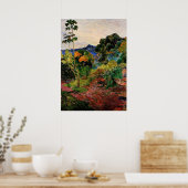 Poster Gauguin - Végétation tropicale (Cuisine)