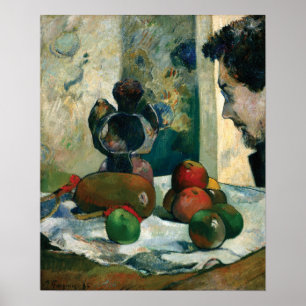 Poster Gauguin - Vie Encore Avec Profil De Laval 1886