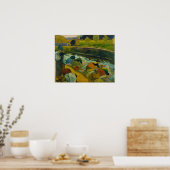 Poster Gauguin - Washerwomen 1888 (Cuisine)