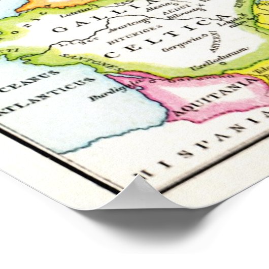 Poster Gaule romaine (Coin)