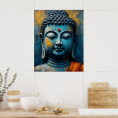 Poster Gautama Buddha Painting - Modern Impasto Art (Cuisine)