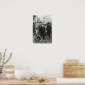 Poster Gavroche à la tête d'une manifestation (Cuisine)