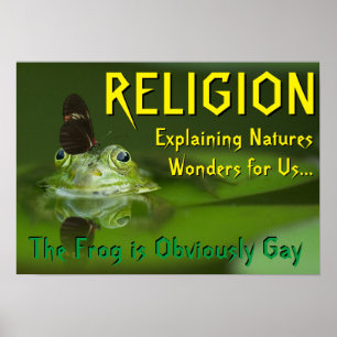 Poster Gay Frog