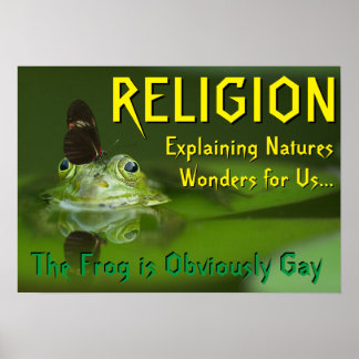 Poster Gay Frog