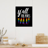 Poster Gay lesbian Pride (Cuisine)