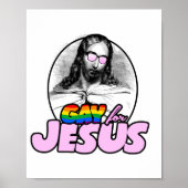 Poster Gay pour Jesus Rainbow (Devant)
