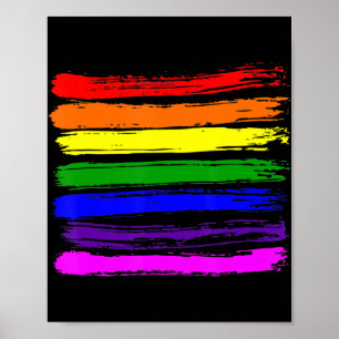 Poster GAY PRIDE du drapeau Gay pride LGBT 2022