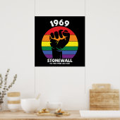 Poster Gay pride du souvenir de Stonewall Riot (Cuisine)