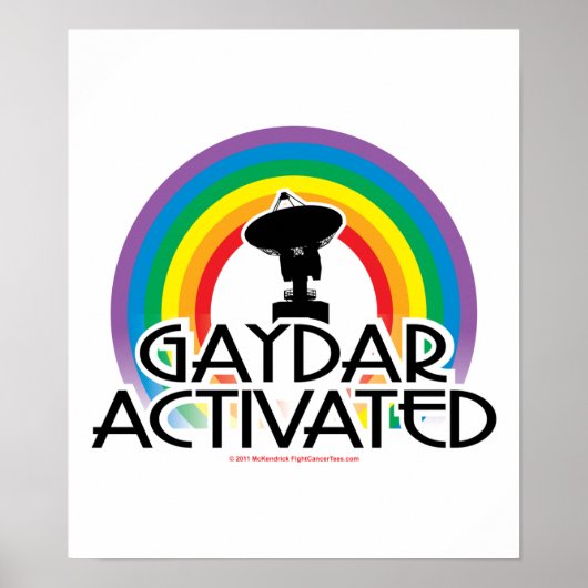 Poster Gaydar activé (Devant)