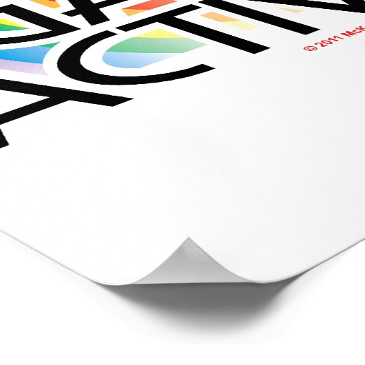 Poster Gaydar activé (Coin)