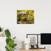 Poster Gazebo "Aspen Hideaway", automne (Bureau à domicile)