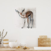 Poster Gazelle Fawn (Cuisine)