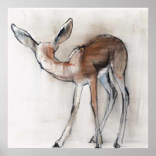 Poster Gazelle Fawn (Devant)