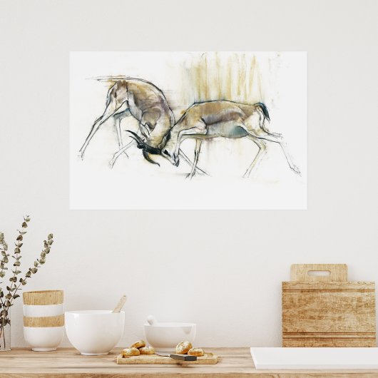 Poster Gazelles de sable 2009 (Cuisine)