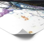 Poster Gazon à vapeur - Aquarelle Portrait de force et (Coin)