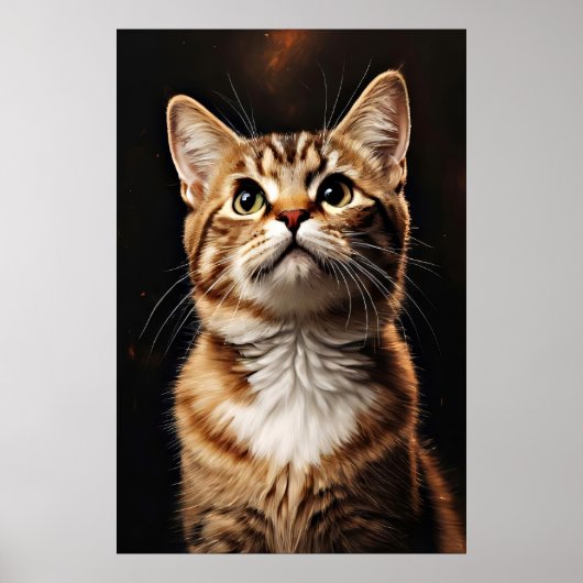 Poster Gazon Feline (Devant)