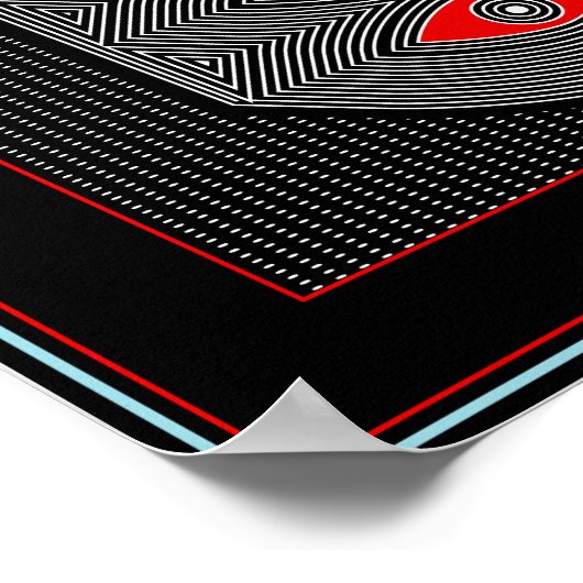 Poster Gazon hypnotique (Coin)